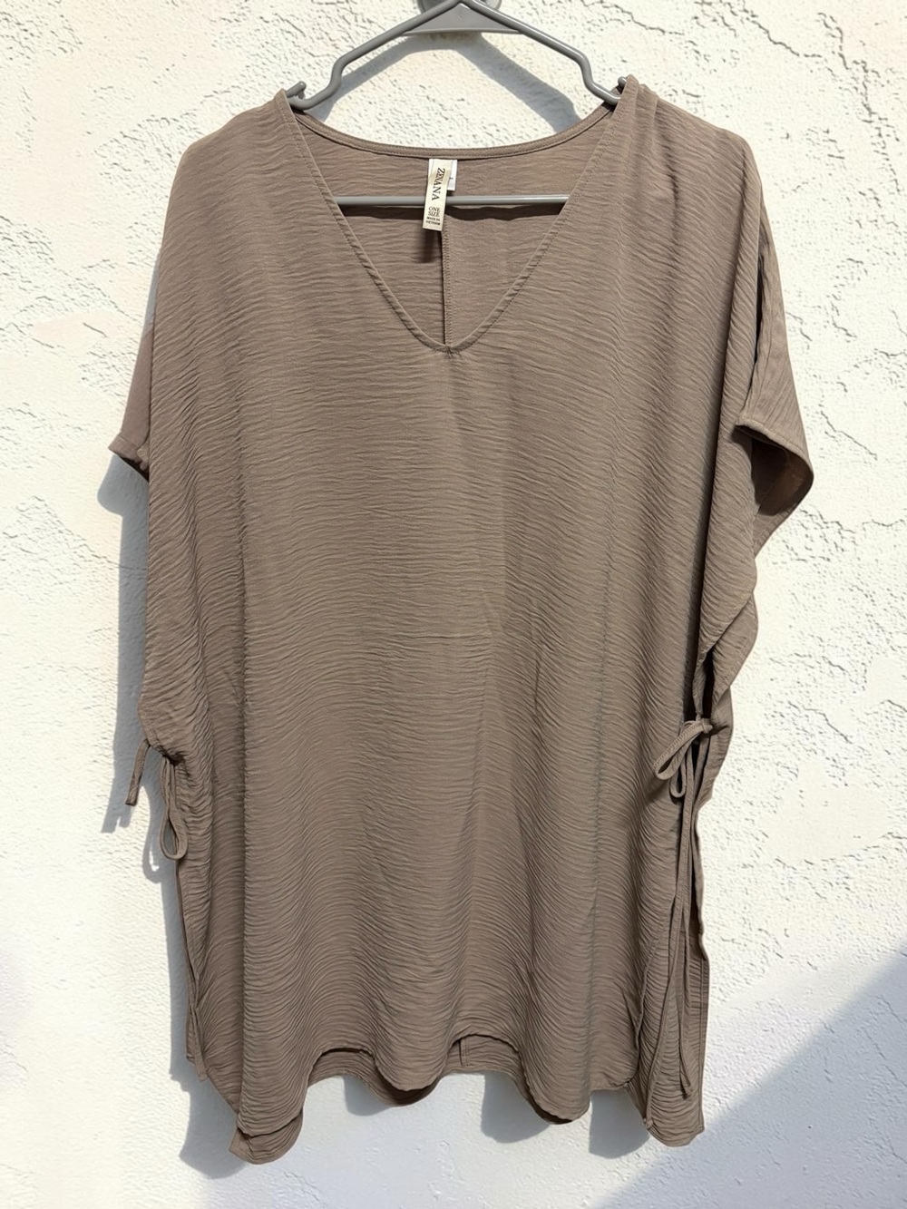 NWOT Zenana Swimsuit Cover-Up Side Tie One Size